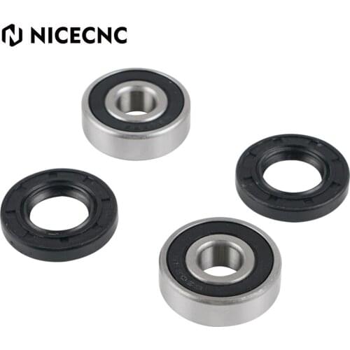 NICECNC Front Wheel Bearings Seals Ball Bearing For Honda ATC110 ATC125M ATC185 ATC200E ATC200ES ATC200M ATC200S ATC 200X 250ES