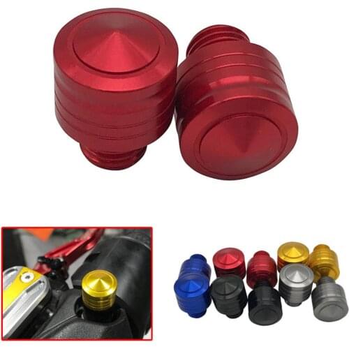 Pair Universal M10X1.25 Motorcycle CNC Mirror Hole Plug Screw For YAMAHA MT09 MT07 FZ09 FZ07 FJ-09 07 MT125 MT25 MT10 MT03 MT01