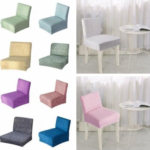 Premium Stretch Spandex Low Back Chair Seat Cover Cafe Bar Stool Covers