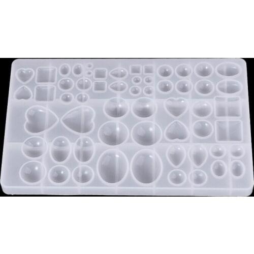 DIY Resin Casting Mold Pendant Jewelry Gemstone Silicone Mould Handmade Epoxy Resin Molds Children Handicraft Tool Supplies