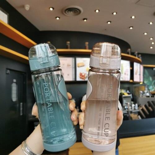 Sports Water Bottles Gym Leak-proof Drop-proof Portable Shaker Mug Outdoor Travel Kettle Plastic Drink Water Cup BPA Free