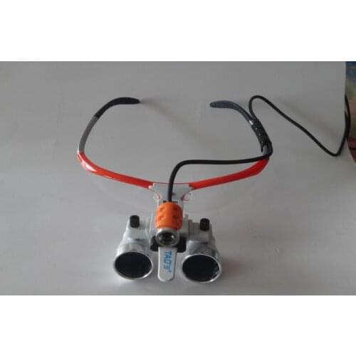 TAOS LED Headlight medical headlamp with 2.5x 460mm working distance dental surgical loupes