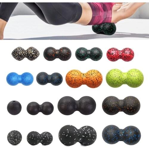 High Density EPP Fitness Peanut Massage Ball Lightweight Fitness Body Fascia Lacrosse Training Gym Relaxing Exercise Equipment