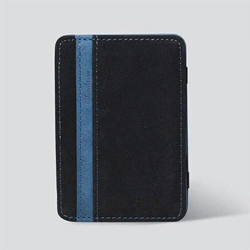 2021 High Quality Men Wallet Synthetic Leather Fashion Short Purses Retro Frosted Vertical Wallets Youth Multi-card Coin Purse