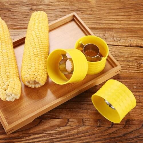 Corn Stripper Threshing Stripping Kerneler Cut Peel Thresher Kitchen Cooking Tool Cob Remover Corn Grain Separator Peeler