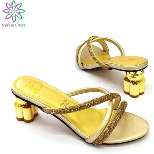 Sexy Slipper Slip On Thin Heels Slides PVC Jelly Slippers Open Toe High Heels Crystal Women Women Transparent Heel Shoes