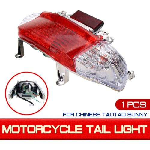 1pcs 50cc Motorcycle Gy6 Scooter Rear Tail Light LED Turn Signal Indicator Lamp For CHINESE TAOTAO SUNNY