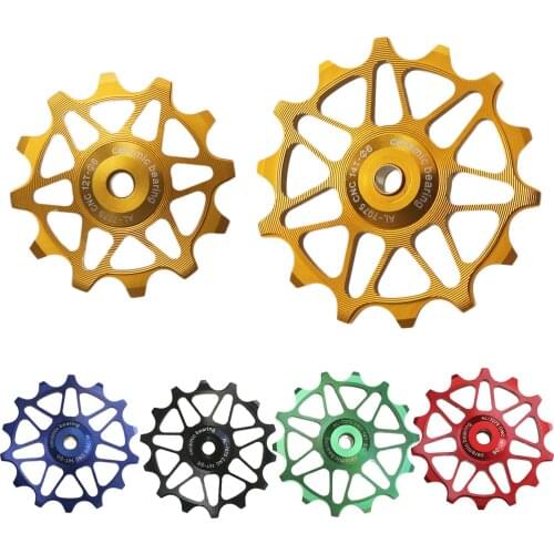 MTB Road bike ceramic Jockey Wheel bicycle Pulley 12T guide pulley Ceramics Bearings Aluminum alloy Jockey wheel bicycle parts