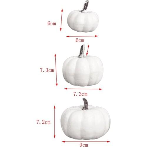 12x Artificial Pumpkin Foam Festival Halloween Party Garden Decor Ornament DIY