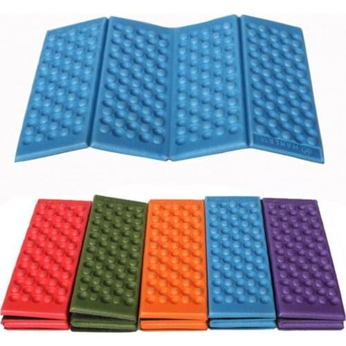 2021 Hot Sales Outdoor Foldable Dual Camping Hiking Beach Picnic XPE Seat Cushion Moisture proof Sitting Mat Waterproof Foam Pad
