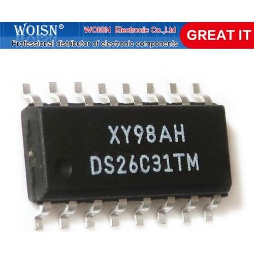 5pcs/lot DS26C32ATM DS26C32AM DS26C31ATM DS26C31TM DS26C31 DS26C32 SOP-16 In Stock