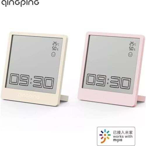 Xiaomi QINGPING Bluetooth Alarm Clock Pomodoro Timer Temperature Humidity Sensor Multifunctional Clock Connect For Mi home APP