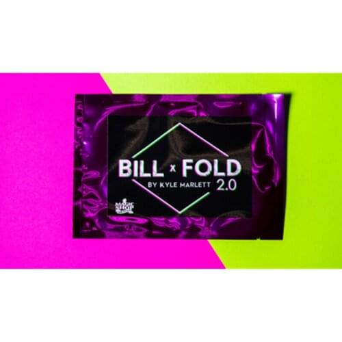 BILLFOLD 2.0 (Pre-made Gimmicks) By Kyle M Credit Card To Bill Magic Bill Change Candy Wrapper To Bill For Professional Magician