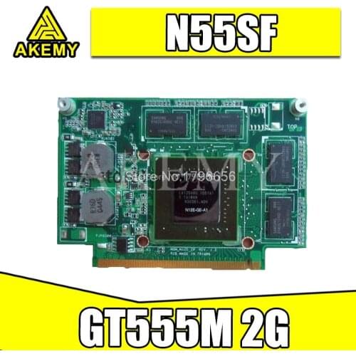 For Asus N75S N75SF N55SF N75SL N55SL GT 555M GT555M N12E-GE2-A1 VGA Video Graphic Card 2GB Laptop 100% Test