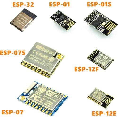 ESP8266 ESP-01 ESP-01S ESP-07 ESP-12E ESP-12F ESP-12S serial WIFI wireless module wireless transceiver