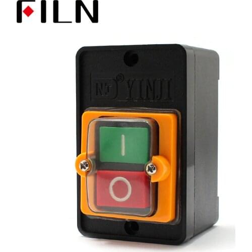 FLC-KA0-10KH Waterproof Push Button Switch Power On/ Off Switch for Cutting Machine Bench drill Switch