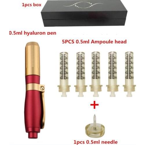 High quality Hyaluronic Injection Pen Massage Atomizer Pen Kit High Pressure Acid Micro Guns Anti Wrinkle Water Syringe Needle