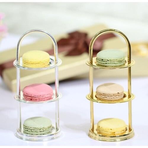 Creative Chocolate Shelf Mini Copper Dish Macaron Multilayer Multilayer Dessert Table Small Ornaments Jewelry Storage