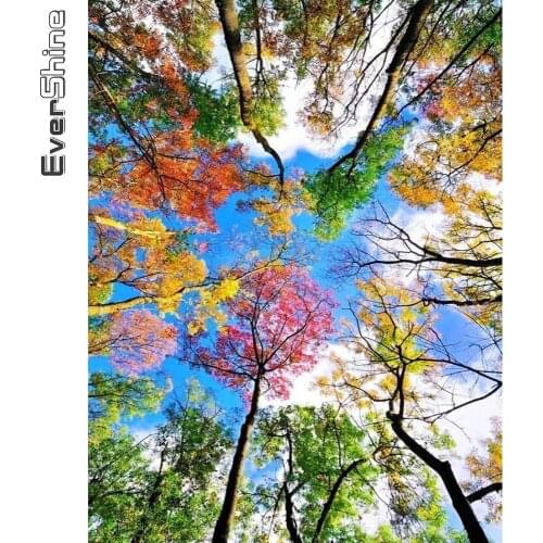 Evershine Diamond Embroidery Tree Landscape 5D DIY New Arrival Diamond Painting Kit Rhinestone Mosaic Art Decor For Home