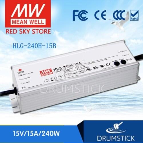 Prosperity MEAN WELL HLG-240H-15B 15V 15A meanwell HLG-240H 15V 225W Single Output LED Driver Power Supply B type