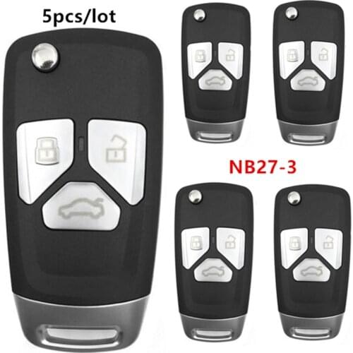 KEYDIY 5PCS/LOT NB27-3 3 Button NB Series Car Key Remote Control for Mini Kd KD900 KD900+ URG200 KD-X2 Key Pro*grammer