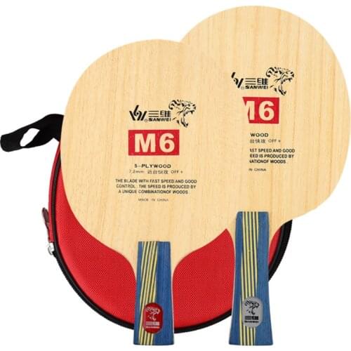 Sanwei M6 M7 M8 table tennis blade for new player ALL OFF++ for table tennis racket ping pong game