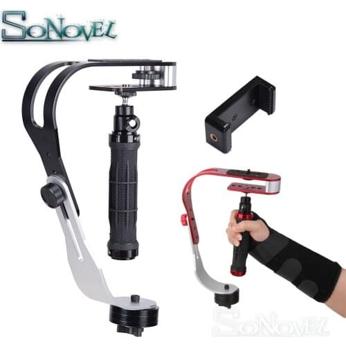 Handheld Video Stabilizer Camera Steadicam Stabilizer for Digital Camera HDSLR DSLR Camcorder DV Mobile Phone + Gloves