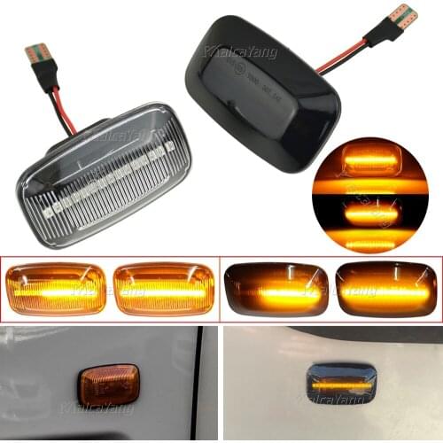 LED Side Marker Turn Signal Light For Toyota Landcruiser Land Cruiser 70 80 100 Series Dynamic Blinker