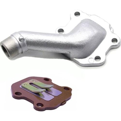 Motorcycle Parts Intake pipe Reed Valve Intake Valve Plate for Yamaha PW50 PW 50 PY50 PEEWEE 1981-2009 Dirt Pit Bike