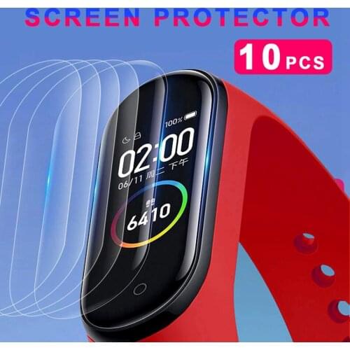 Xiomi Mi Band 4 Screen Protector Film For Xiaomi Mi Band 4 Smart Wristband MiBand 4 Bracelet Screen Protector Not Tempered Glass