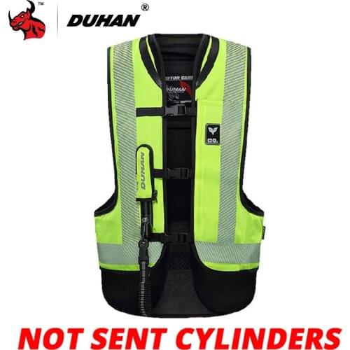 DUHAN Motorcycle Vest Airbag Reflective Motorcycle Air Bag Vest Motorcycle Jacket System Motorbike Airbag Moto Vest Protective