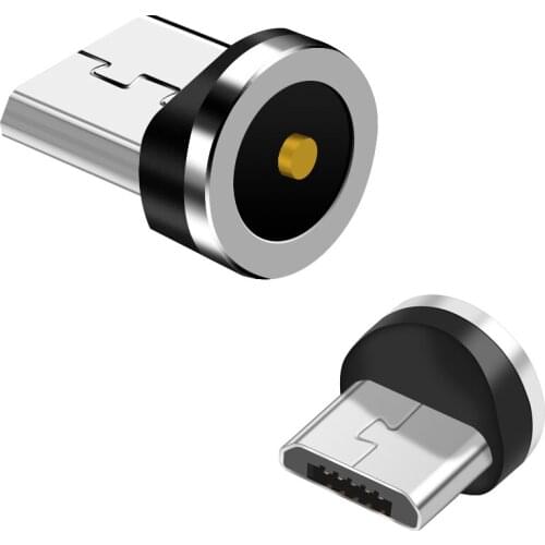 1PCS Magnetic Charging plug Type C Micro USB Plug 8Pin Fast Charging Adapter Phone Micro usb Type-C Magnet Charger cord plugs