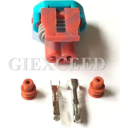 2 Sets 2 Pin 12052643 Female Automotive Connector Sensor Plug Valve EGR Socket For Nissan Paladin ZXAUTO