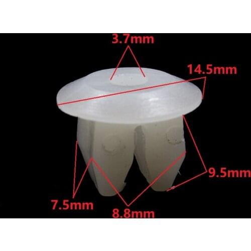 30 Pcs Car Round head Nut Screw Fixed Grommet Clip Nylon Snap In Fastener