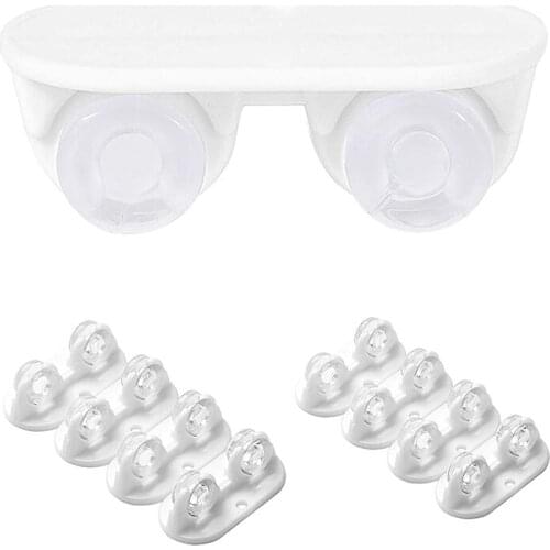 8PCS Adhesive Pulley Storage Box Casters Trash Can Adhesive Caster Wheels No Scratches Furniture Caster Moving Wheels Rollers