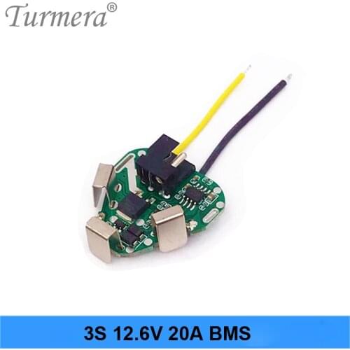12V 20A BMS Apply to Shrika Shura and RC Airplane Drone and 3S 10.8V 12.6V Screwdriver Battery 3S1P 18650 Bracket Holder