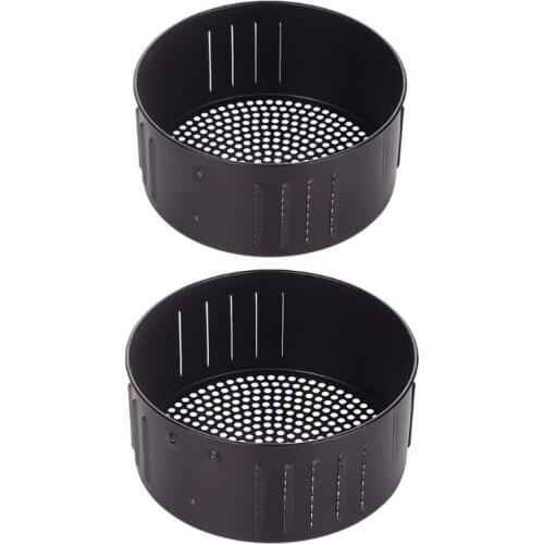 2.6L 3.5L Non-stick Air Fryer Basket Baking Drain Oil Pan Frying Accessories