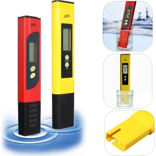 Mini Digital Pocket Pen Type PH Meter Tester Aquarium Hydroponic Pool Water Wine Urine Pen Monitor LCD Protable Auto Calibration