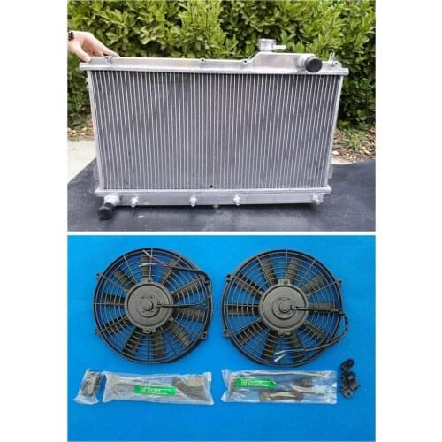 Aluminum Radiator + Fan 1990-1997 For MAZDA MIATA MX5 MX-5 MX V 1990 1991 1992 1993 1994 1995 1996 1997 MT