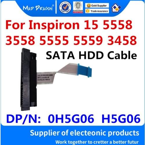SATA Hard Drive Cable HDD Connector For Dell Inspiron 15 5555 5558 5559 Vostro 3458 3459 3558 3568 0H5G06 H5G06 NBX0001QE00