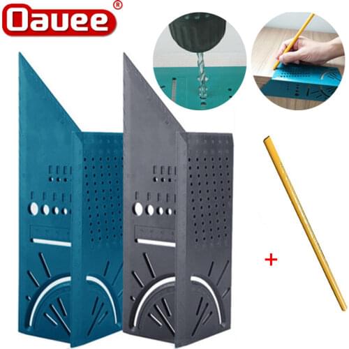 Wood Working Ruler 3D Mitre Angle Measuring Gauge Square Size Measure Tool Pen Gauge Measuring Gauging Carpenter Tool