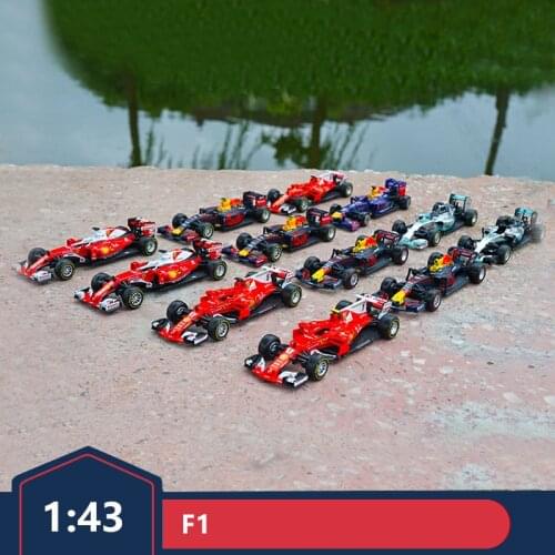 1:43 Bburago Ferrari Red Bull Formula 1 racing simulation alloy car model decoration