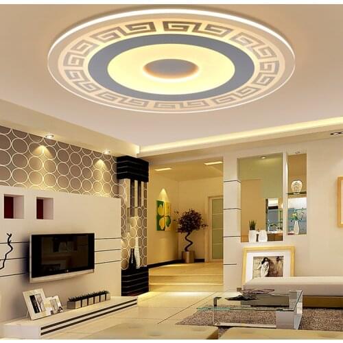 Fashionable and Simple Modern Ultra-thin Acrylic Paint Living Room Bedroom Studio Restaurant Hall ceiling Light