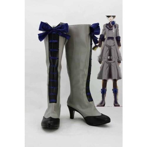 Anime Kuroshitsuji Shoes Black Butler Third-quarter Party Ciel Phantomhive Cosplay Boots