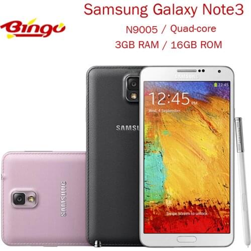 Samsung Galaxy Note 3 N9005 16GB ROM Unlocked Original Andriod Note3 Quad core Mobile Phone 5.7" 13MP WIFI GPS 3G&4G GSM