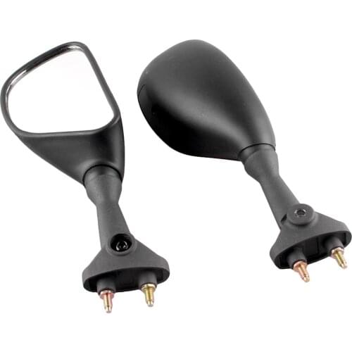 1Pir Motorcycle Handle Bar End Mirrors Rear View Left & Right for Kawasaki Ninja ZX6RR ZX6R ZX636 2003 2004