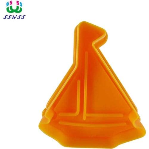 Sailing Boat Pattern Printing Molds,Food Grade Plastic Cake Decorating Cutters Tools,Direct Selling