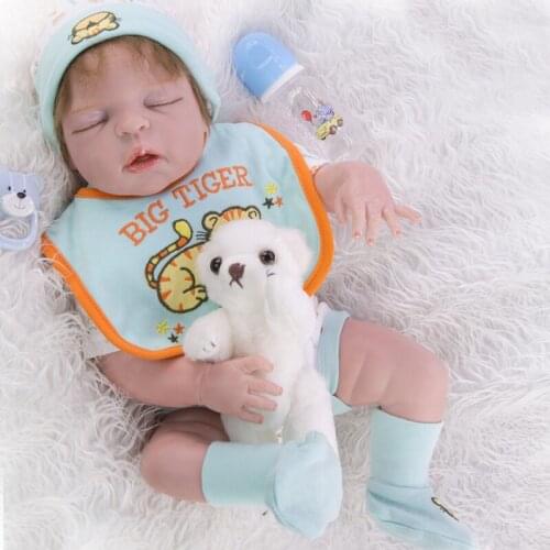 57CM full silicone reborn baby doll real life bebe reborn menino hand paint red skin rooted hair waterproof bath toy gift