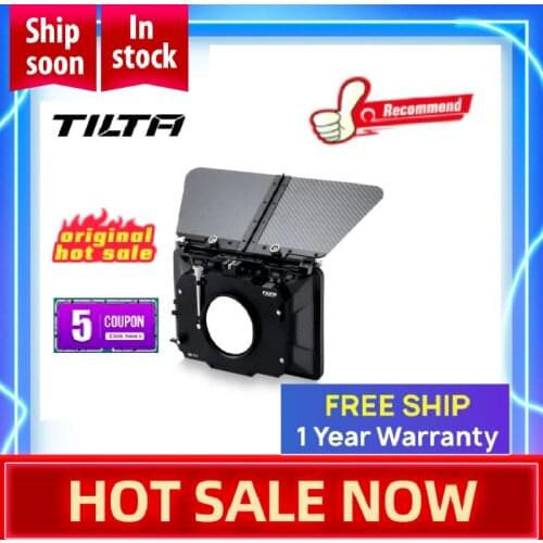 Tilta MB-T12 4x5.65 Carbon Fiber Matte Box Clamp-on with Single Backing