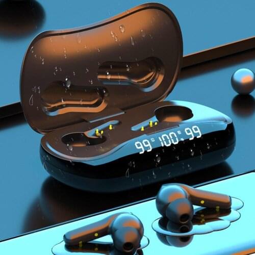 210 TWS 5.1 Earphone Three-Screen Digital Display Touch In-Ear Sport Bluetooth-compatible Headset Wireless Smart Noise Canceling